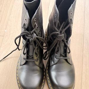 Dr Martens 1490 / 1461 MM6 LEATHER LACE UP BOOTS